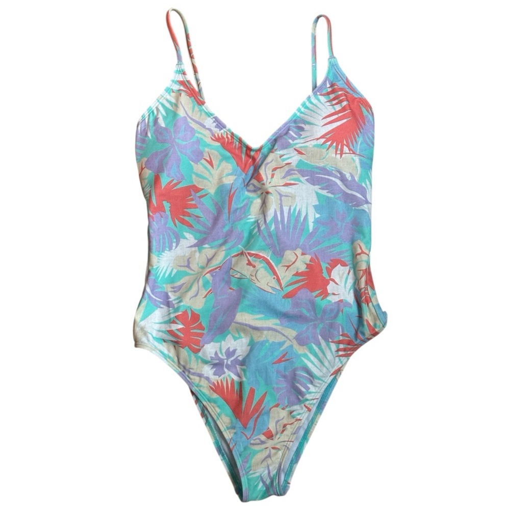 Salt Life Women’s Tropical Floral Print One-Piece Swimsuit NWT